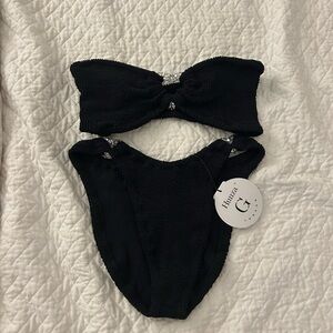 BNWT Hunza G Nicole embellished bikini